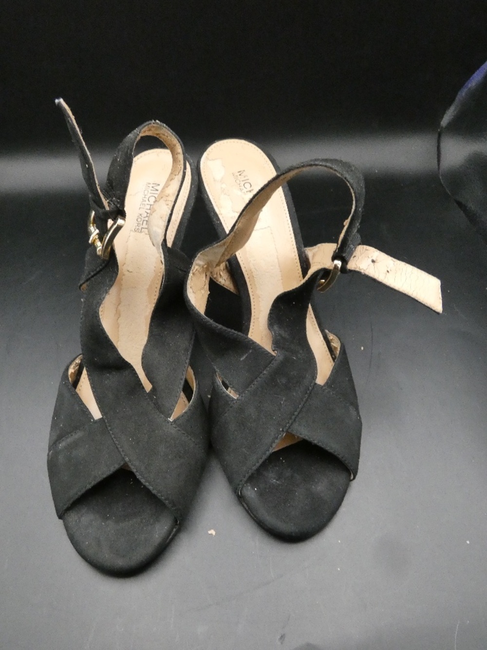 Michael Kors Black Heeled Sandals